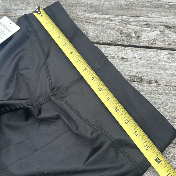 Lululemon Satin Shine‎ High-Rise Tight 25" Black size 12 NWT - Picture 4 of 6
